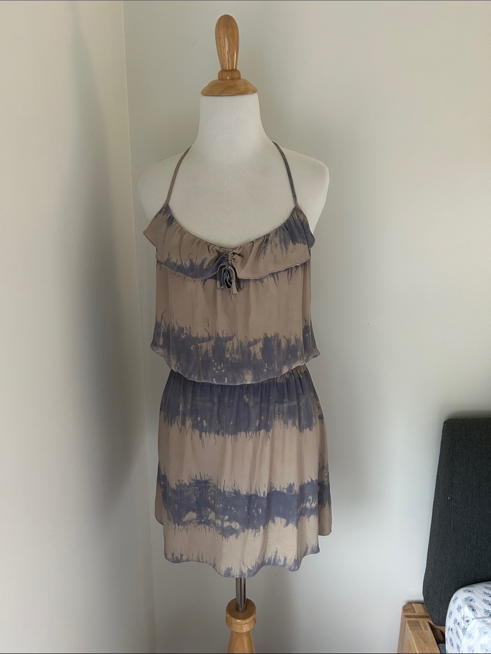 Parker small tie-dyed mini dress EUC